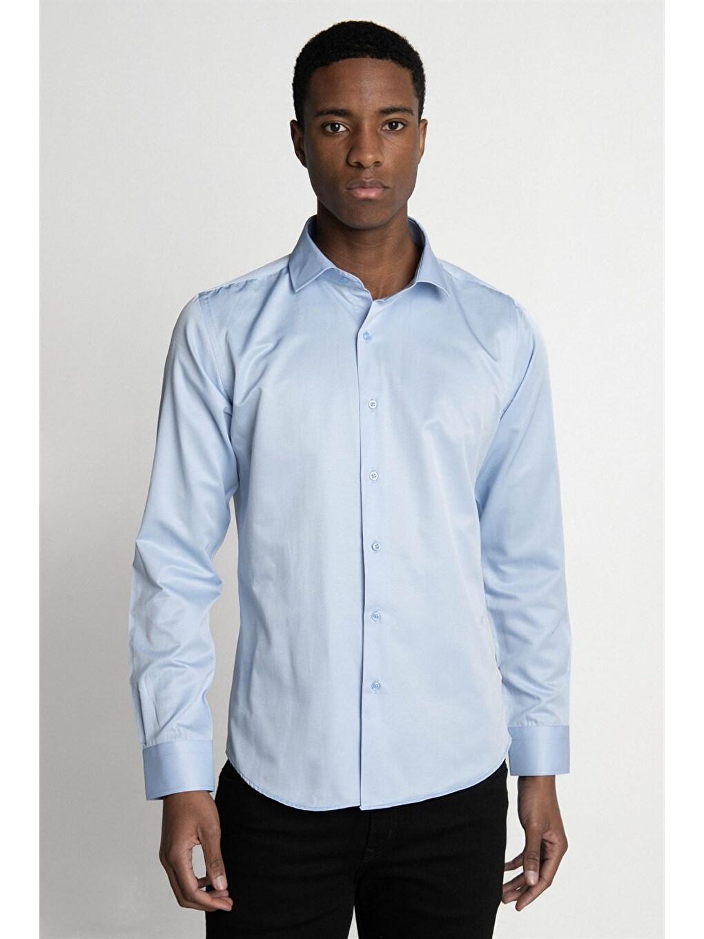 Mavi Tudors Slim Fit Dar Kesim Düz Erkek Gömlek