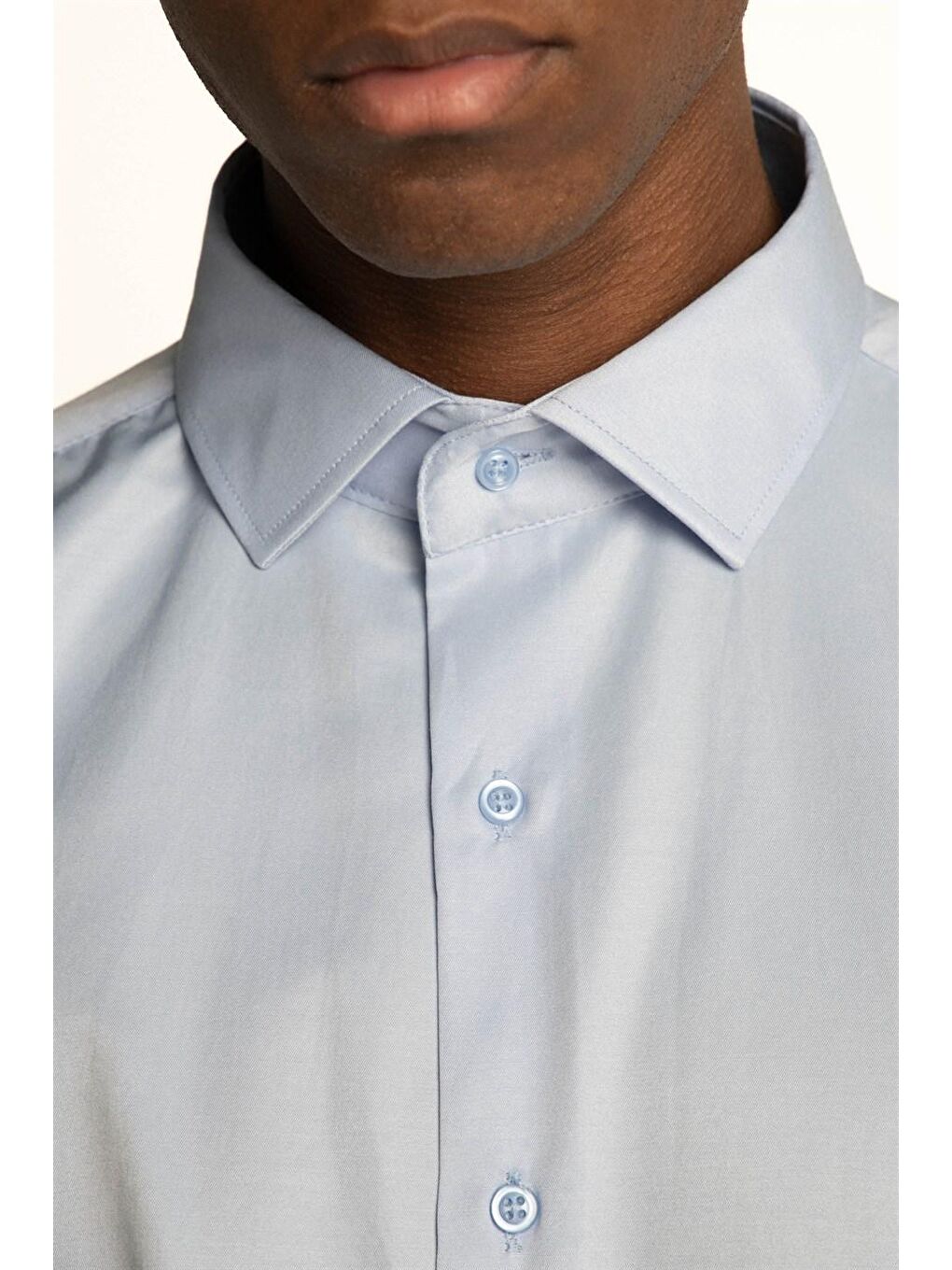 Mavi Tudors Slim Fit Dar Kesim Düz Erkek Gömlek-2