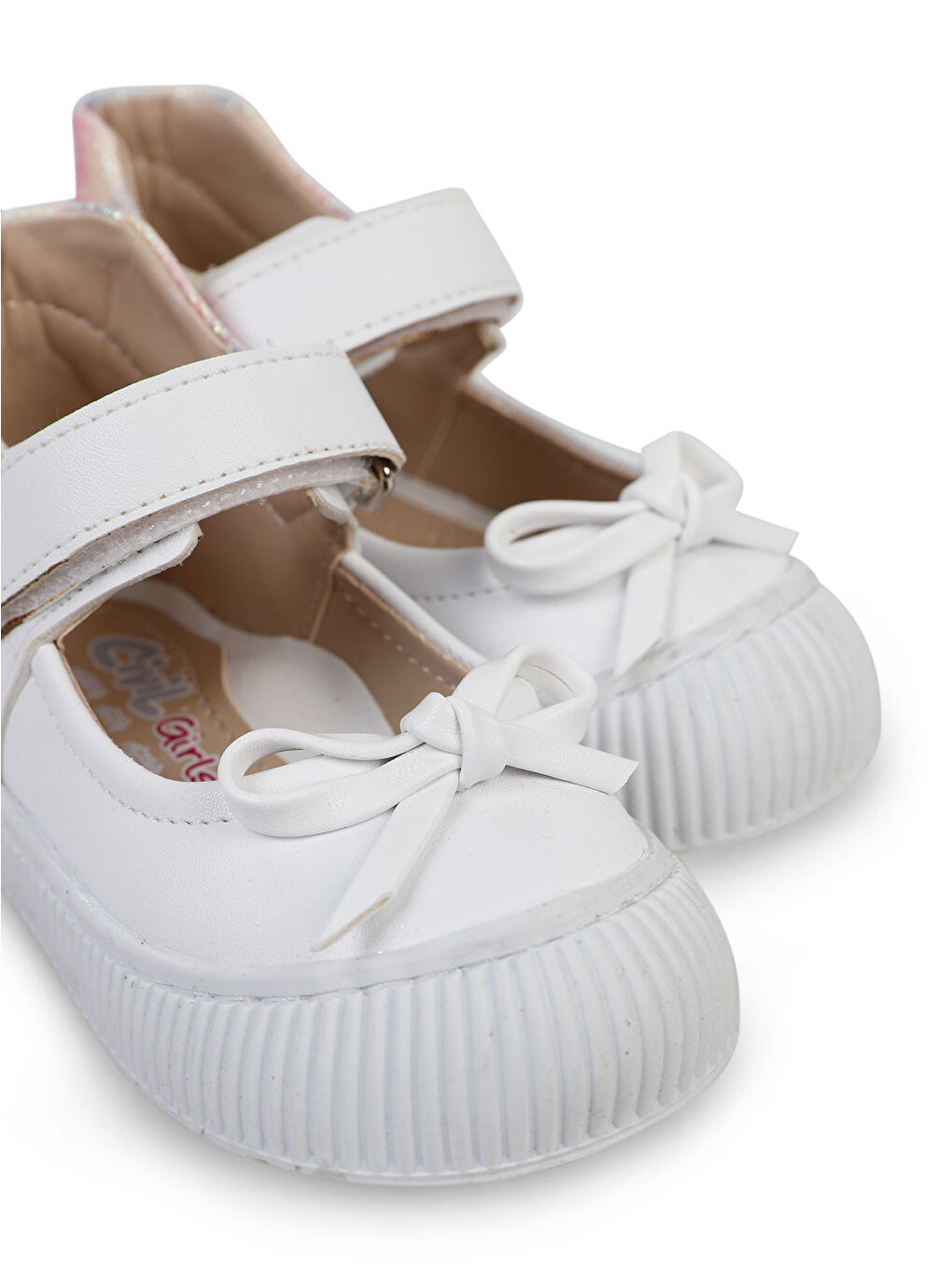 Girls Kız Çocuk Babet 21-25 Numara Beyaz-3