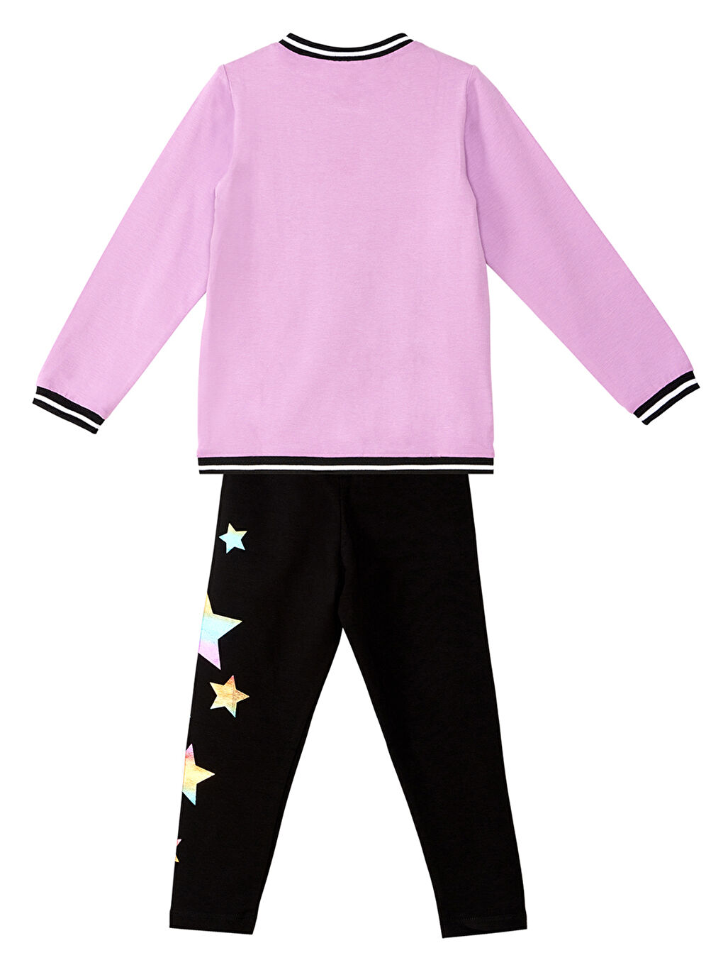 Karışık Wonderful Fileli Kız Çocuk Tunik Tayt Takım-3