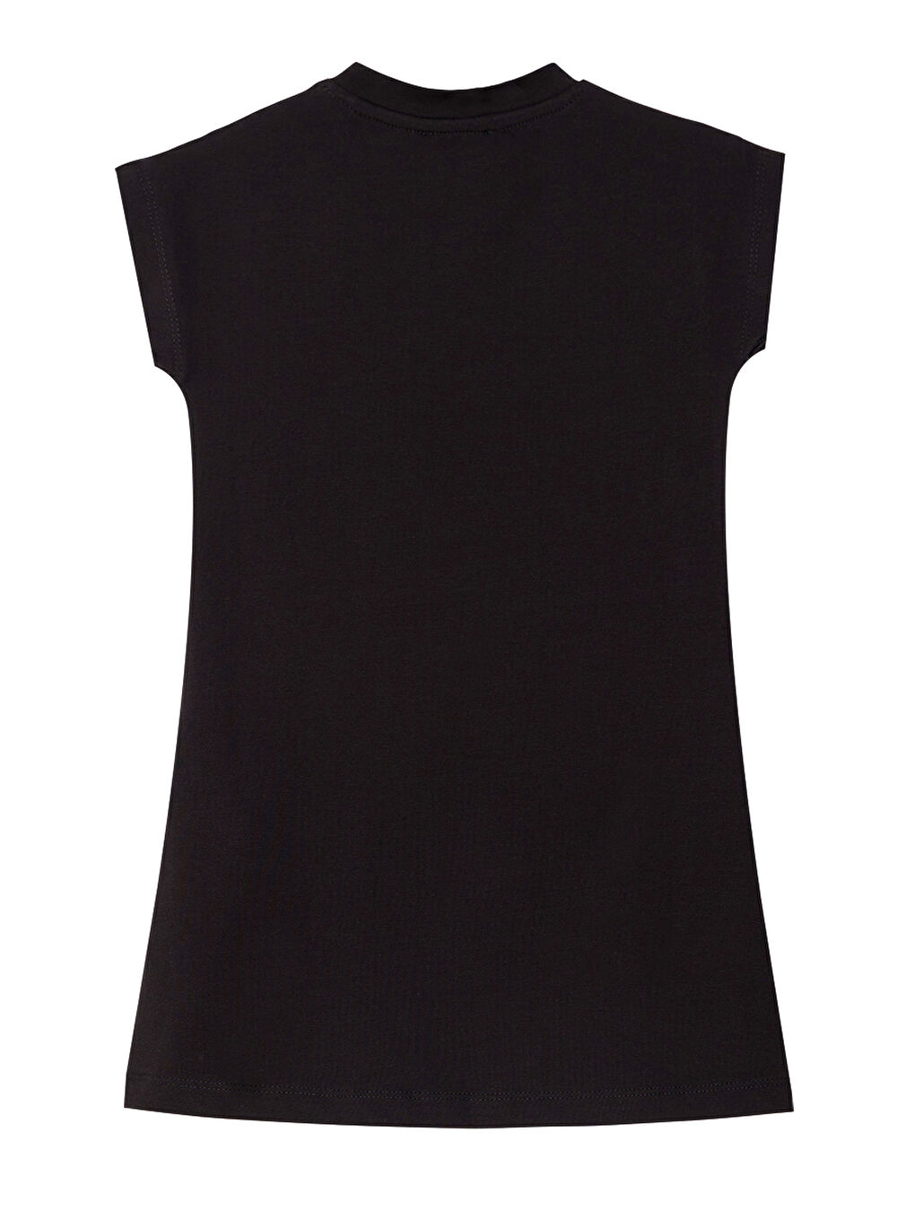 Splash Pamuklu Kız Çocuk Siyah Elbise-3