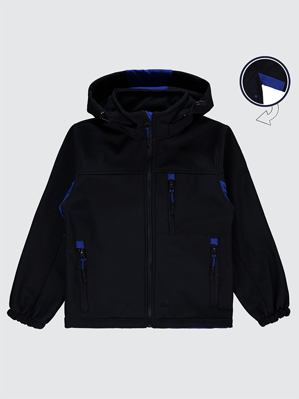 Boys Erkek Çocuk Mont 6-9 Yaş Lacivert-Saks