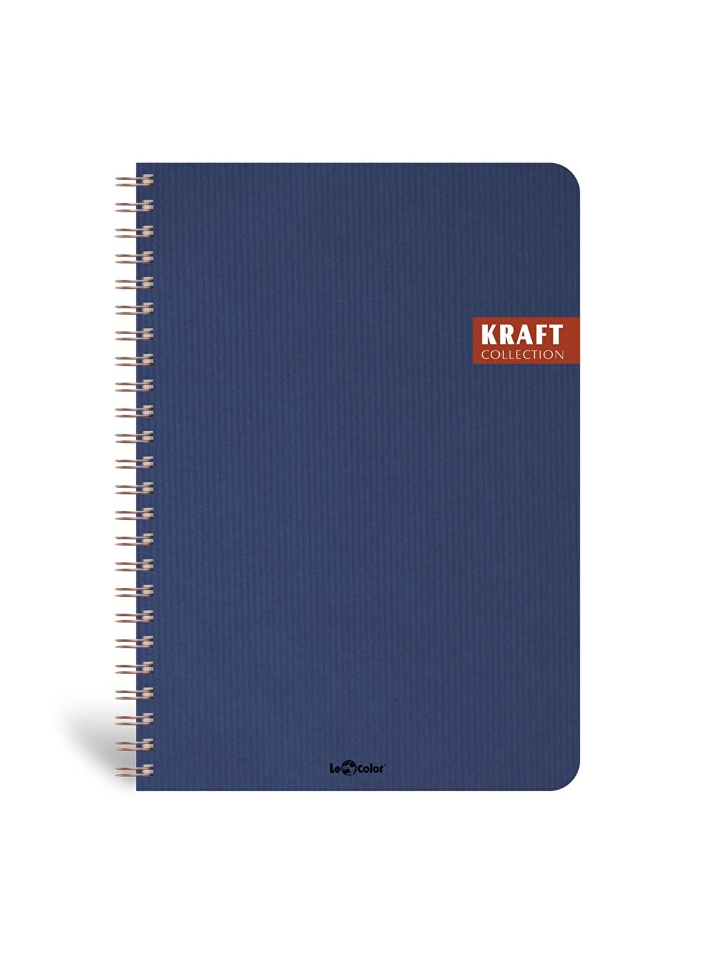 Kraft Ofis Defter Spiralli Çizgili Lacivert