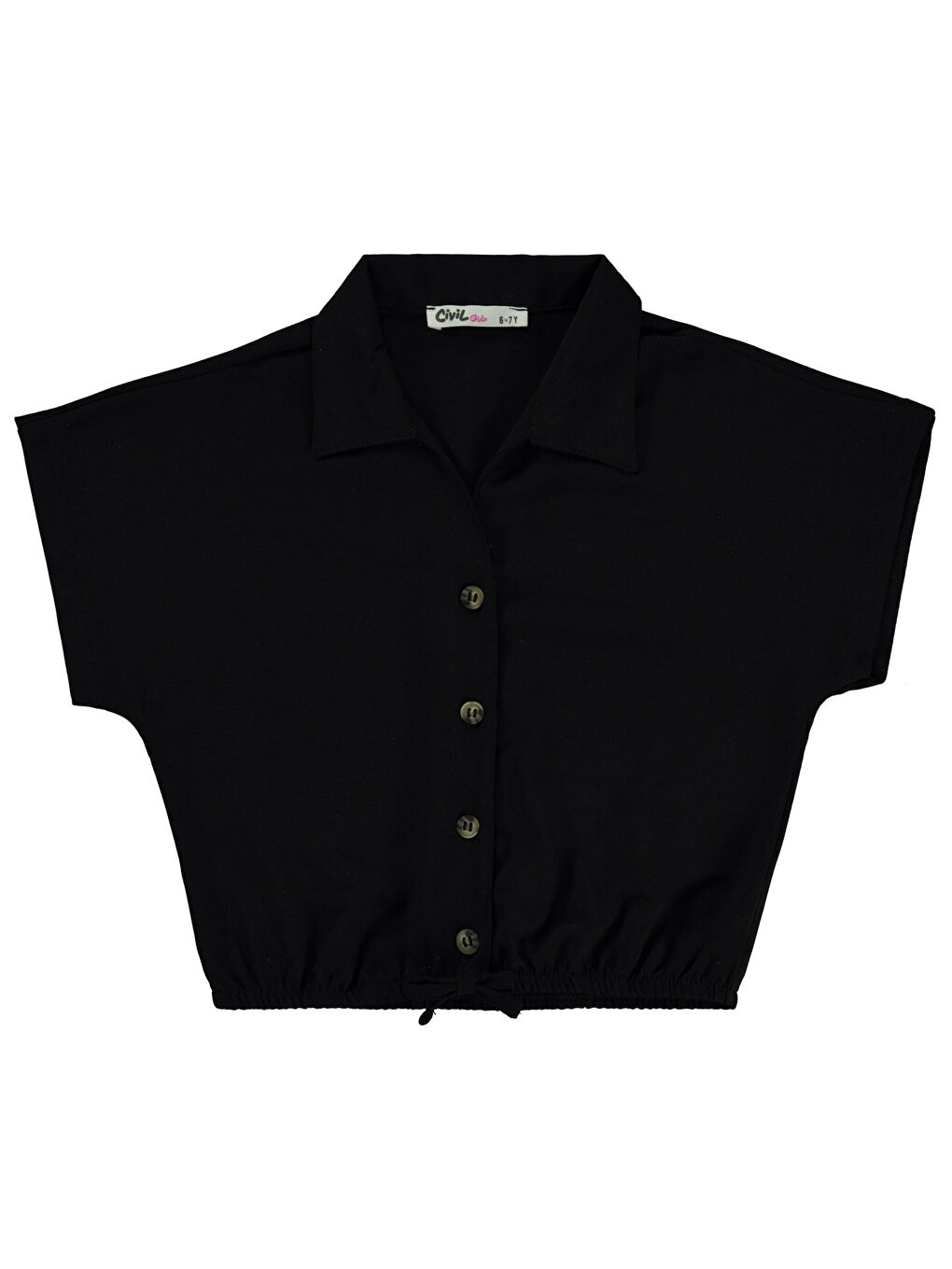 Girls Kız Çocuk Gömlek 10-13 Yaş Siyah