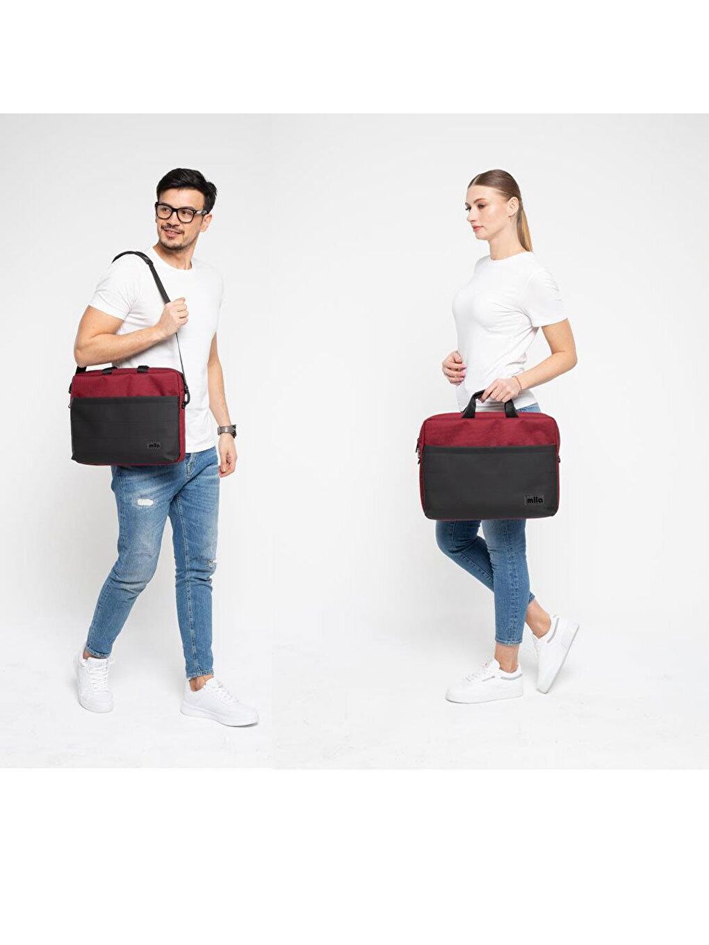 Bordo ML-T105 Su Geçirmez Kumaş 15.6" Laptop Çantası-2