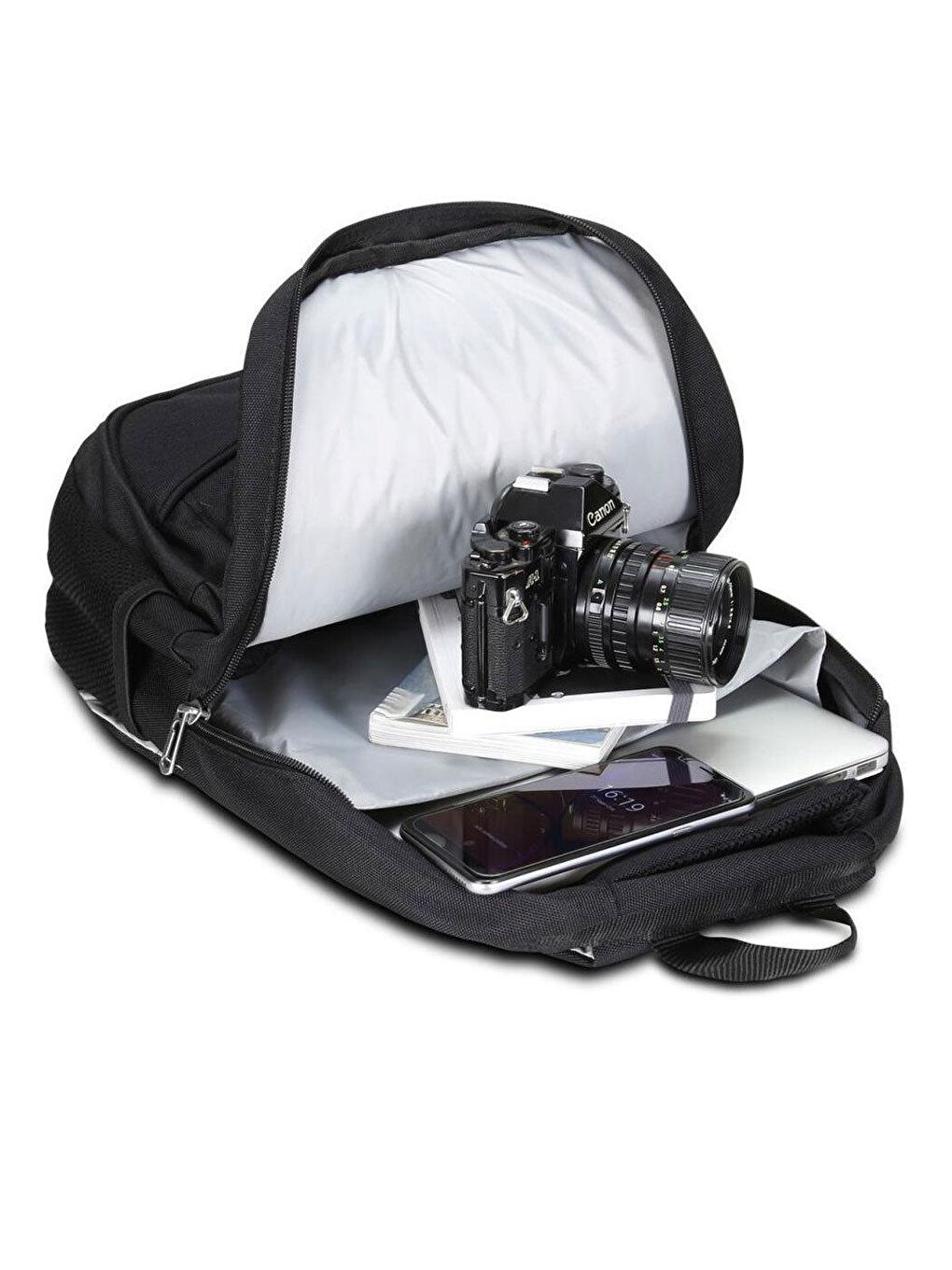 Siyah BP-L200 Su Geçirmez 15.6" Laptop Sırt Çantası-3