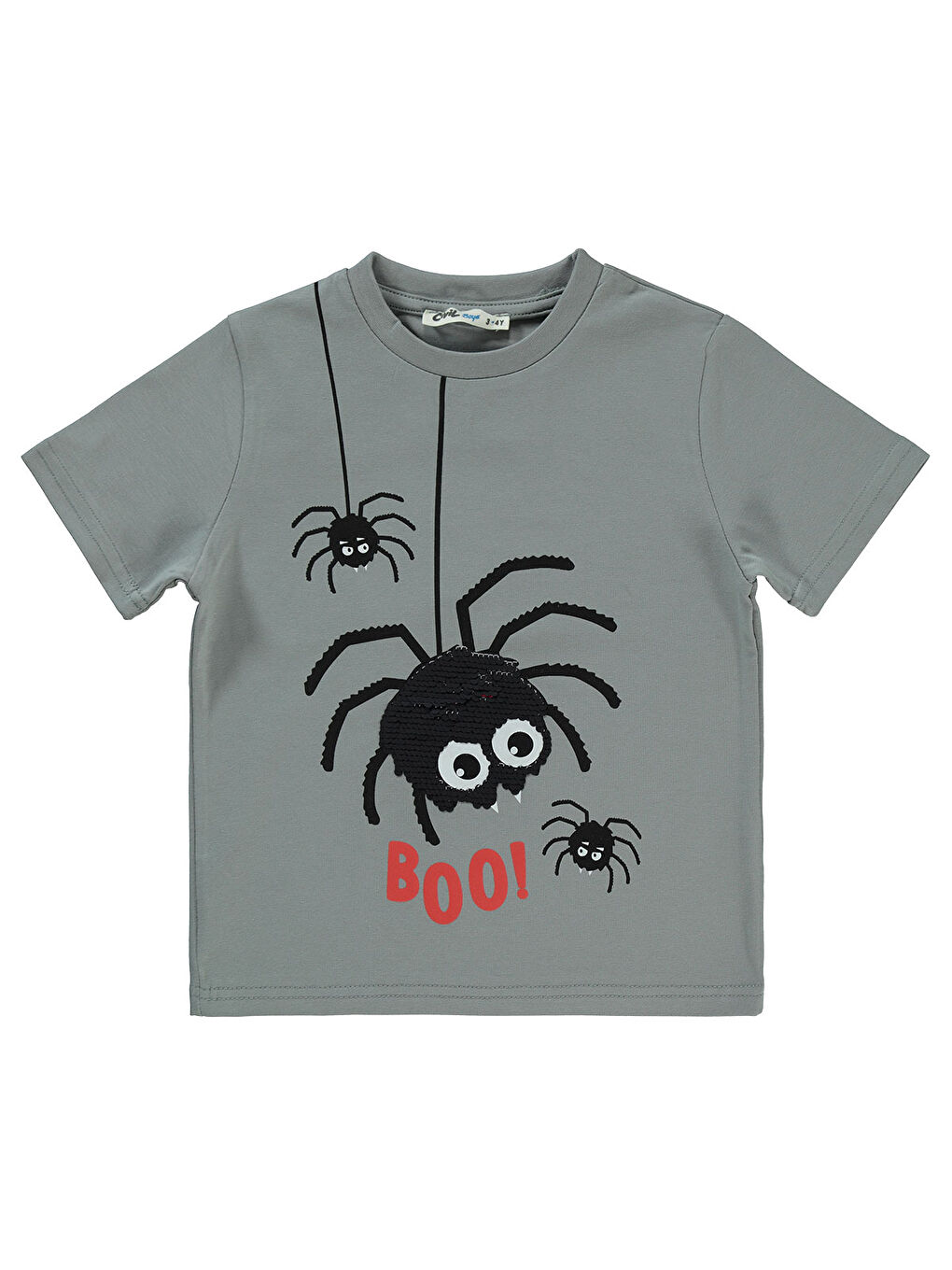Boys Erkek Çocuk Tişört 2-5 Yaş Gri