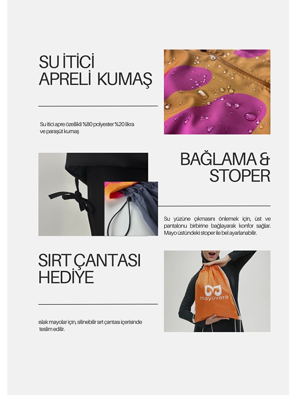 Dinamik Turuncu Paraşüt Mayo Takımı-3