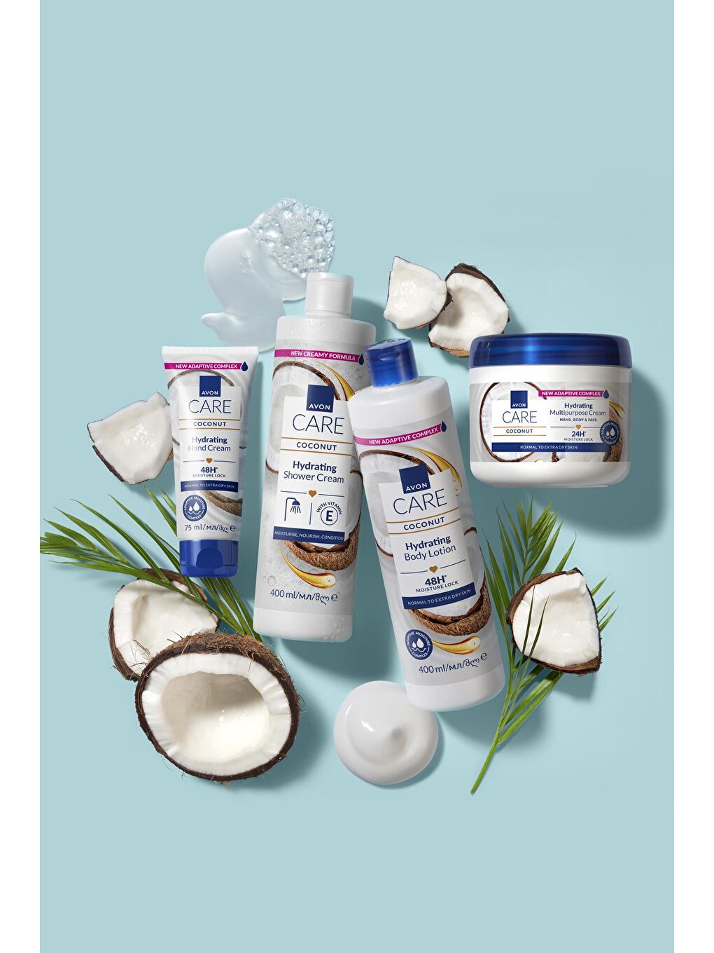 Care Coconut Hindistan Cevizi Nemlendirici Duş Jeli 400 Ml. Üçlü Set-3