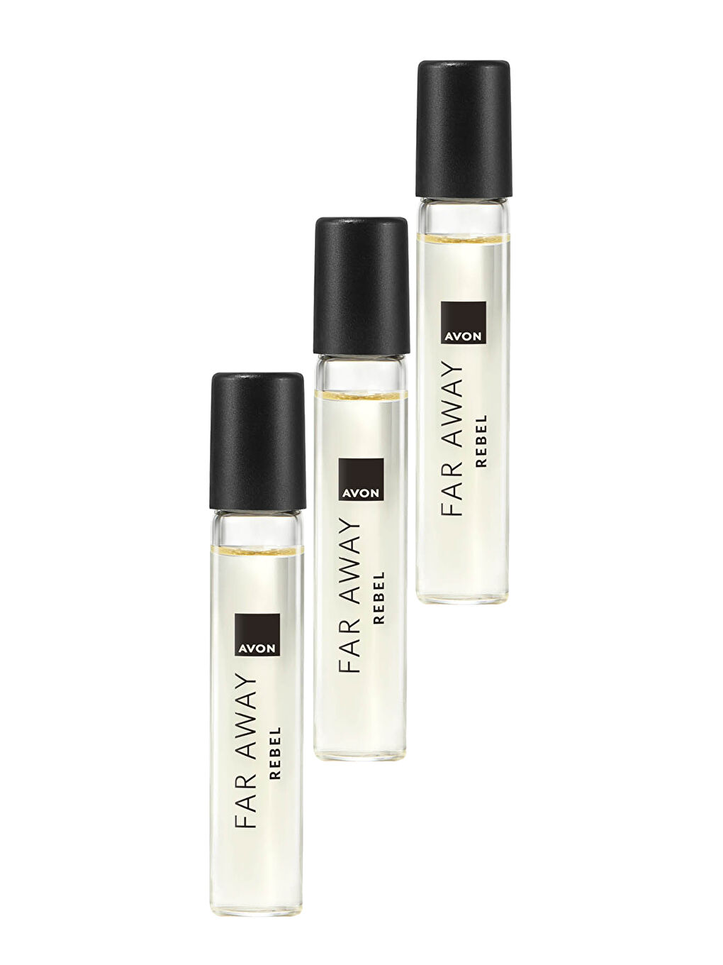 Far Away Rebel Kadın Parfüm Edp 10 Ml. Üçlü Set-1