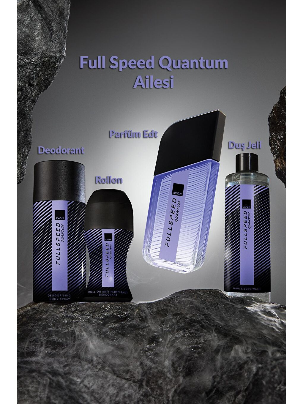 Full Speed Quantum Erkek Rollon 50 Ml. Üçlü Set-3