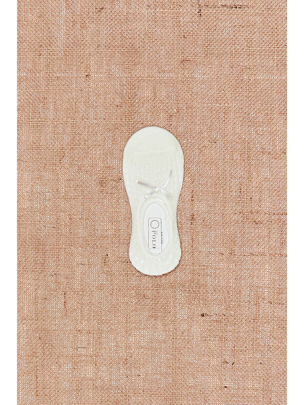 Ekru Kız Çocuk Babet File Çorap