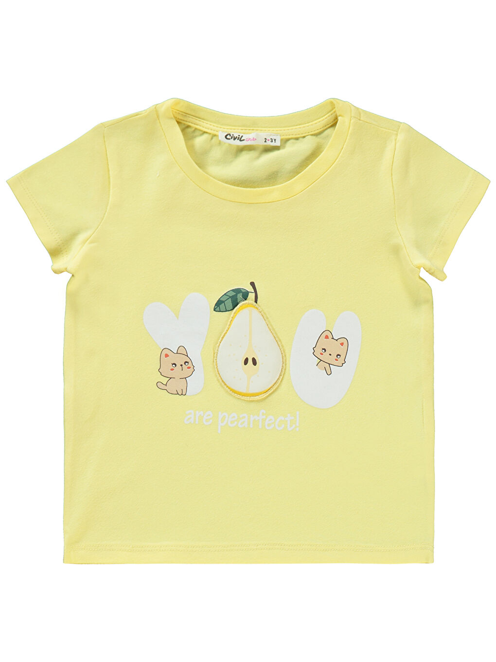 Girls Kız Çocuk Takım 2-5 Yaş Sarı-3