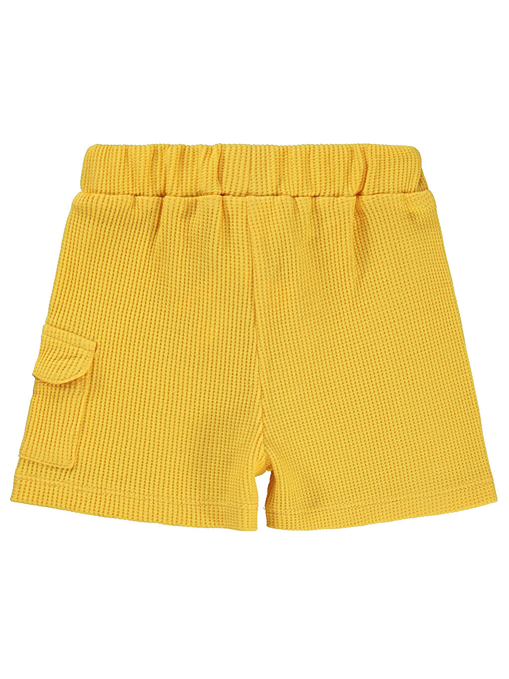 Baby Erkek Bebek Şort 6-18 Ay Soft Sarı-1