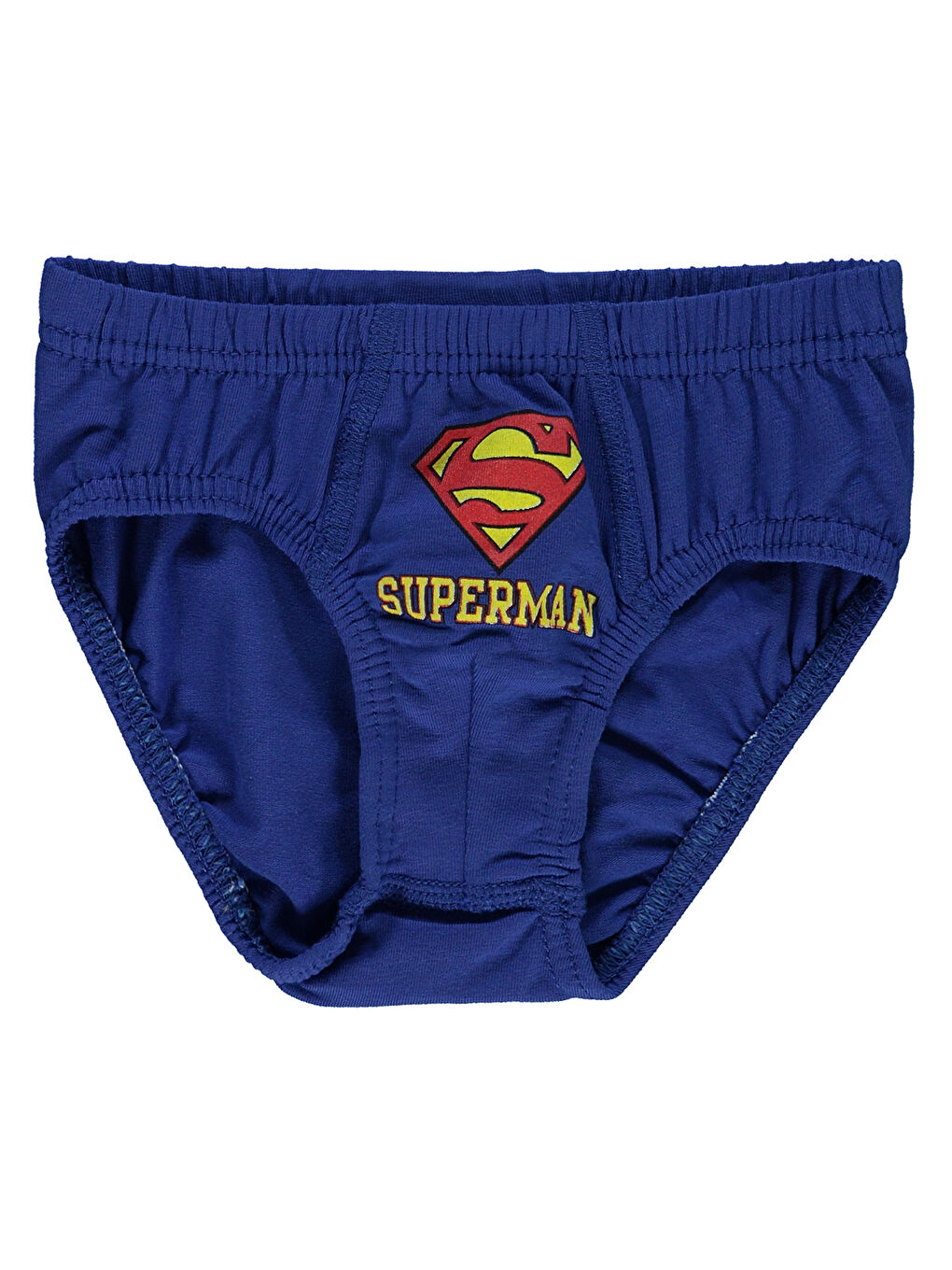 Süperman Erkek Çocuk 2'li Külot Set 2-10 Yaş Mavi-1