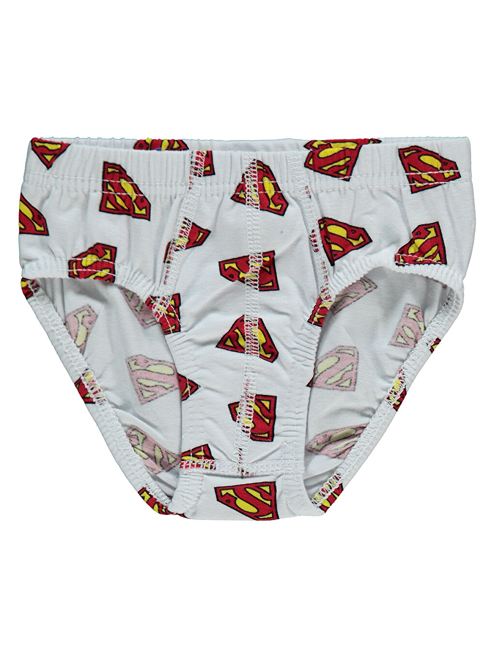 Süperman Erkek Çocuk 2'li Külot Set 2-10 Yaş Mavi-2