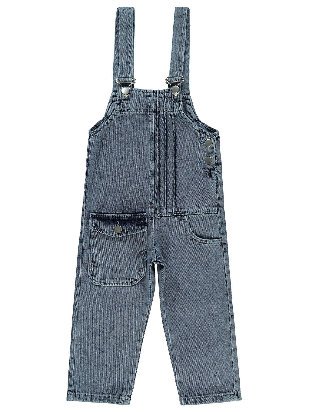 Girls Kız Çocuk Salopet 2-5 Yaş Buz Mavi