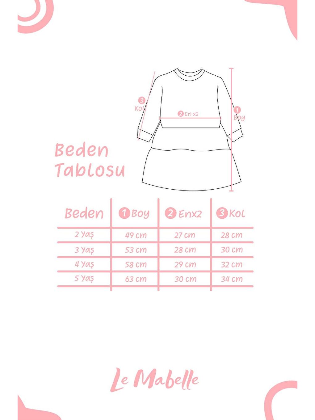 Kırmızı  Fiyonklu Geyik Baskılı Kız Çocuk Elbise - Camilla-3