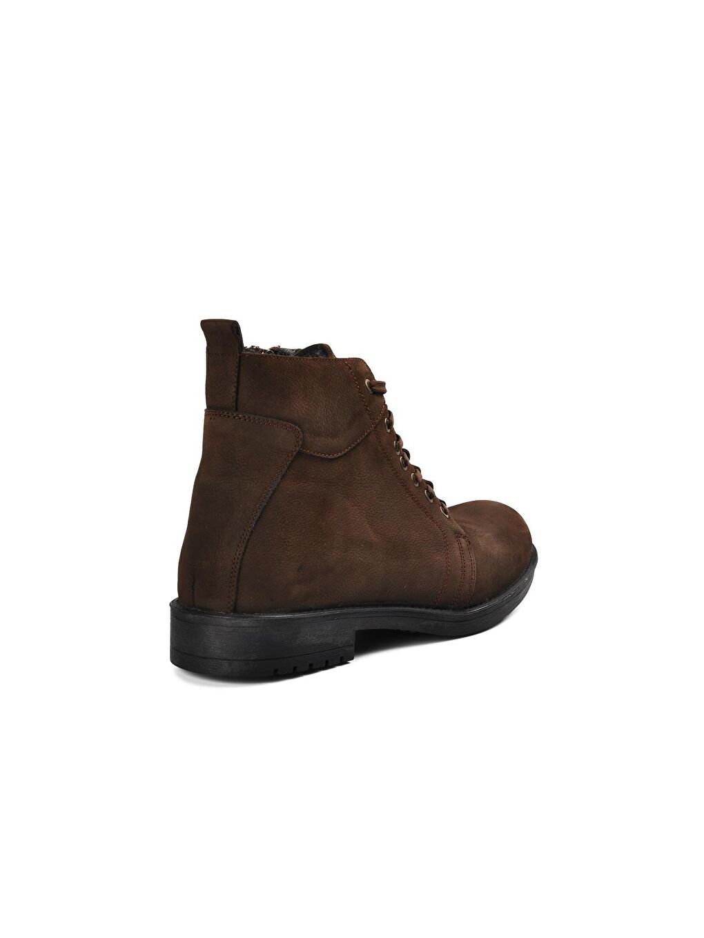 Kahverengi 705 Kahve Nubuk Hakiki Deri Erkek Bot-3