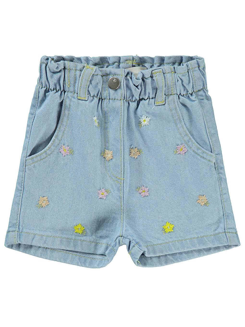 Girls Kız Çocuk Şort 2-5 Yaş Açık Mavi