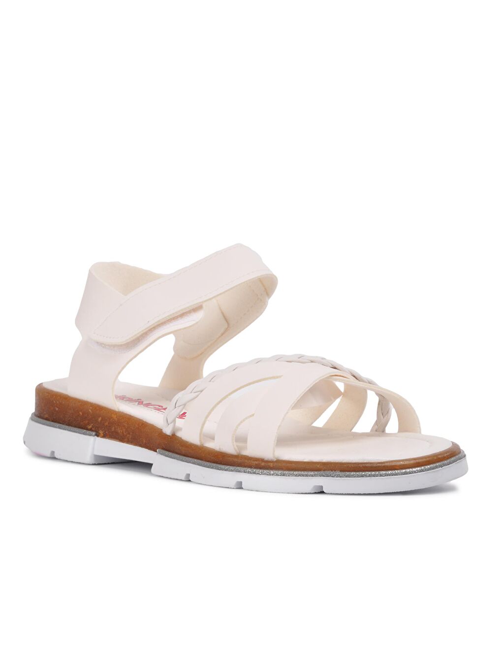 001 Beyaz Kız Çocuk Sandalet-2