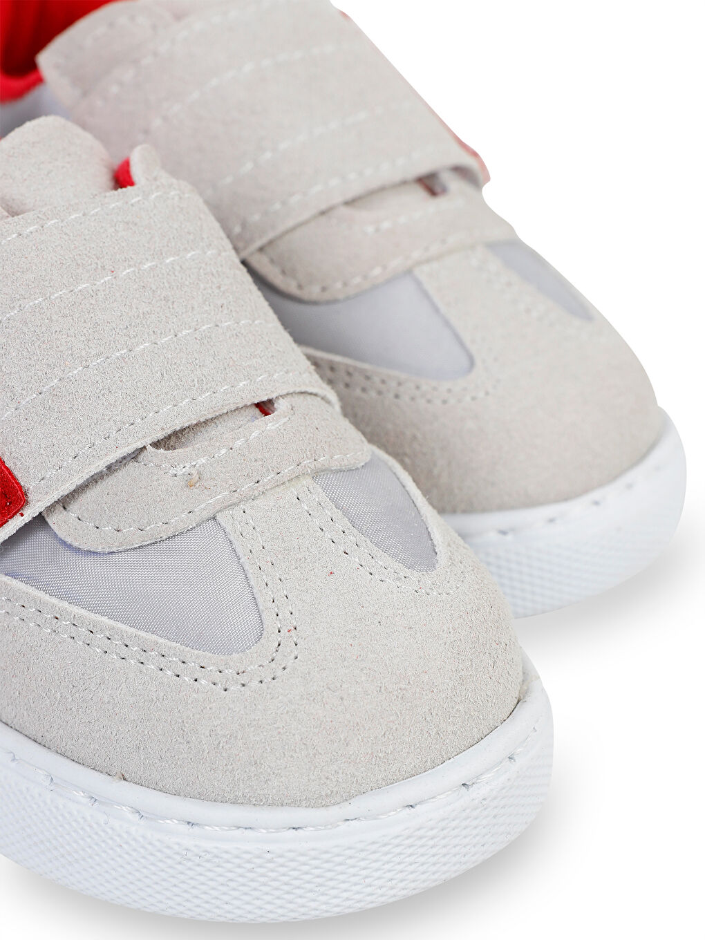 Boys Erkek Çocuk Spor Ayakkabı 21-25 Numara Gri-Kırmızı-3