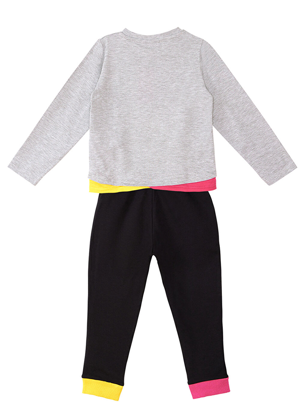 Karışık Roller Star Paten Kız Tişört Tayt Takım-3