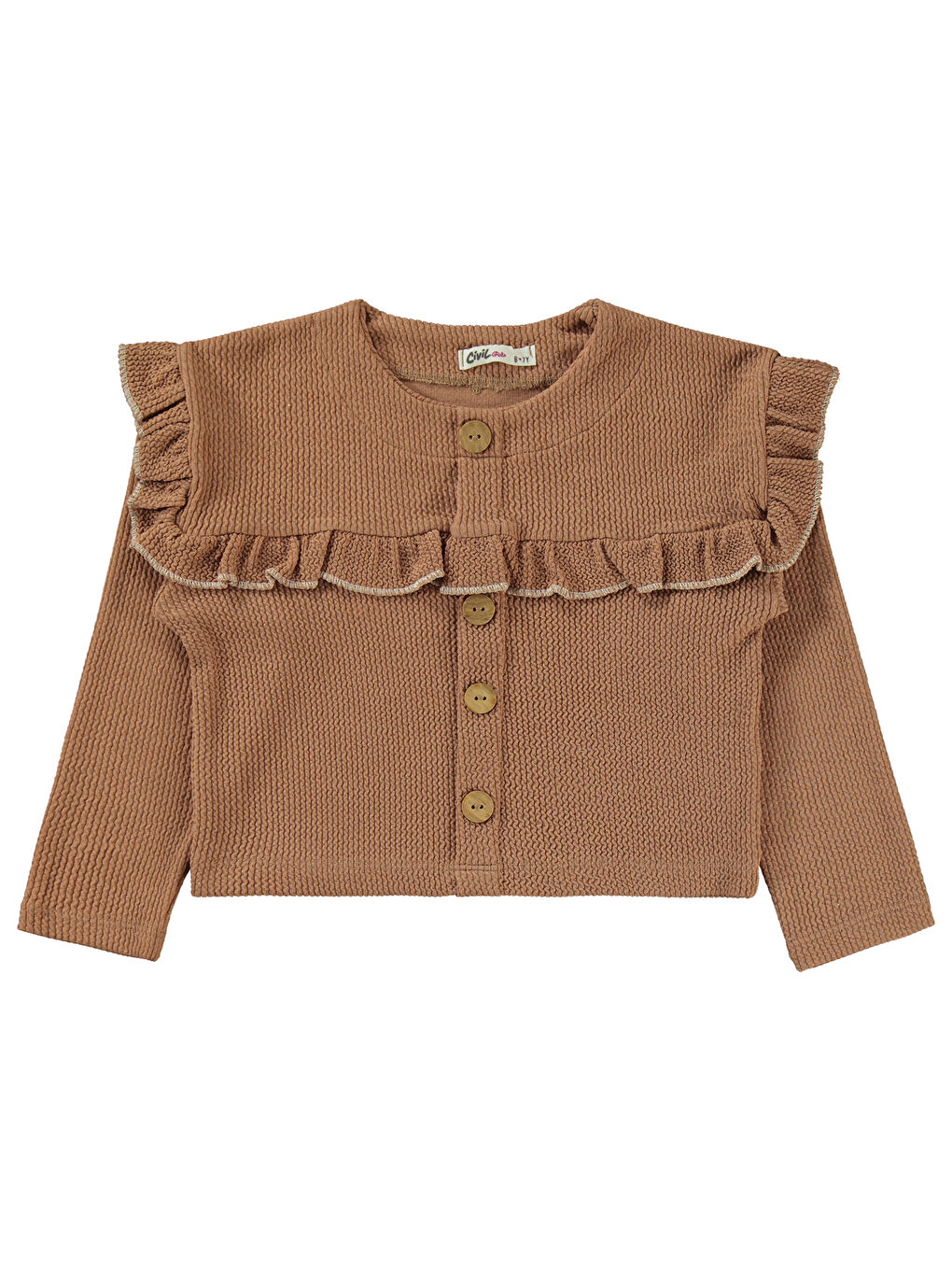 Girls Kız Çocuk Takım 6-9 Yaş Bej-1