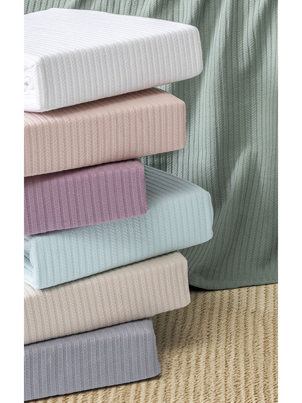 Ekru %100 Pamuk Örgü Pike | 220x240 cm | 1. Sınıf Kalite | 7 Renk Seçeneği KREM/220X240CM-2