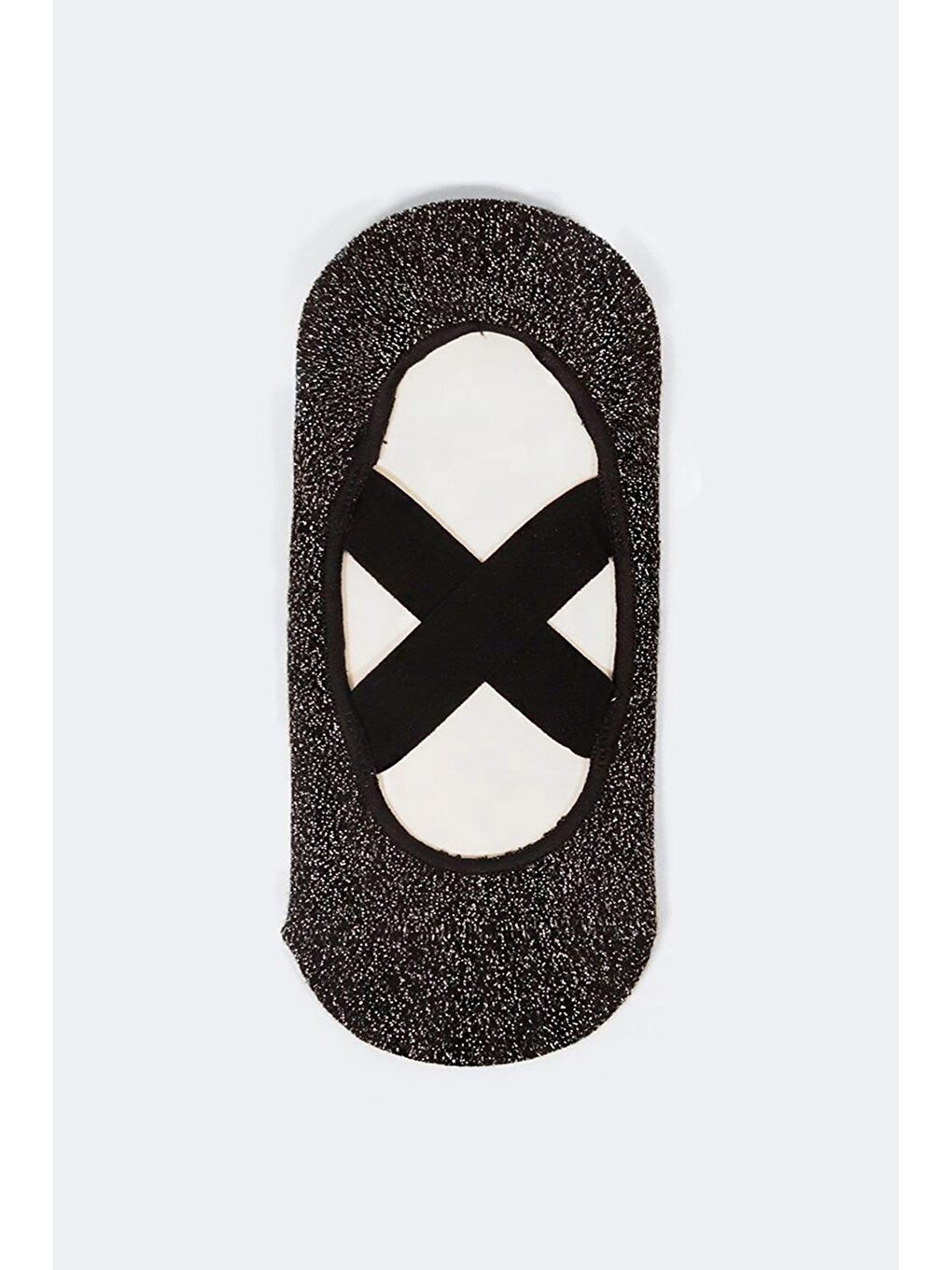 Siyah Asta Yoga Çocuk Görünmez Çorap