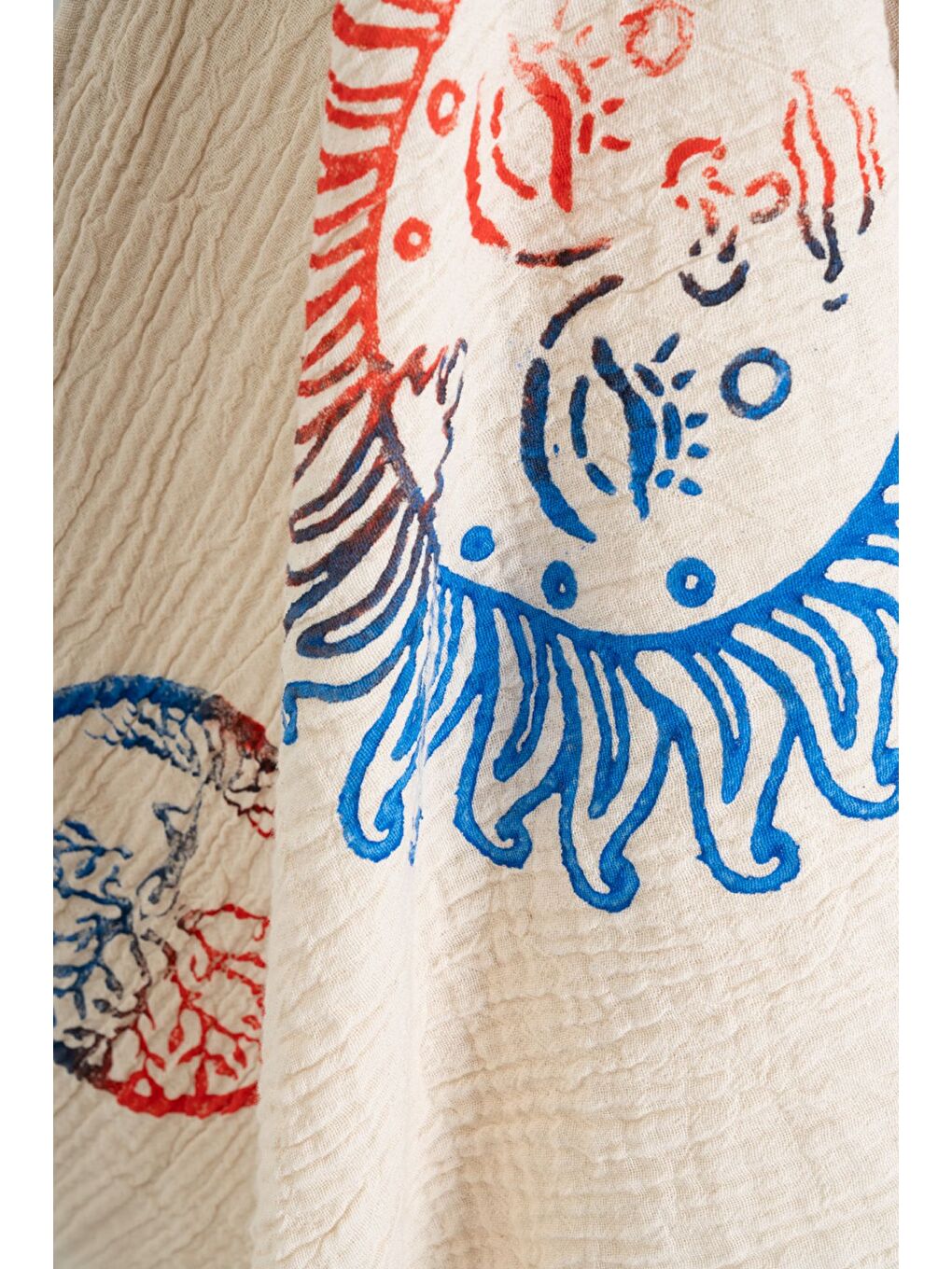 Ekru Organik %100 Pamuk Kimono Yaka Sabalık Bornoz Plaj Elbisesi - Dualis - L/XL KREM/L/XL-3