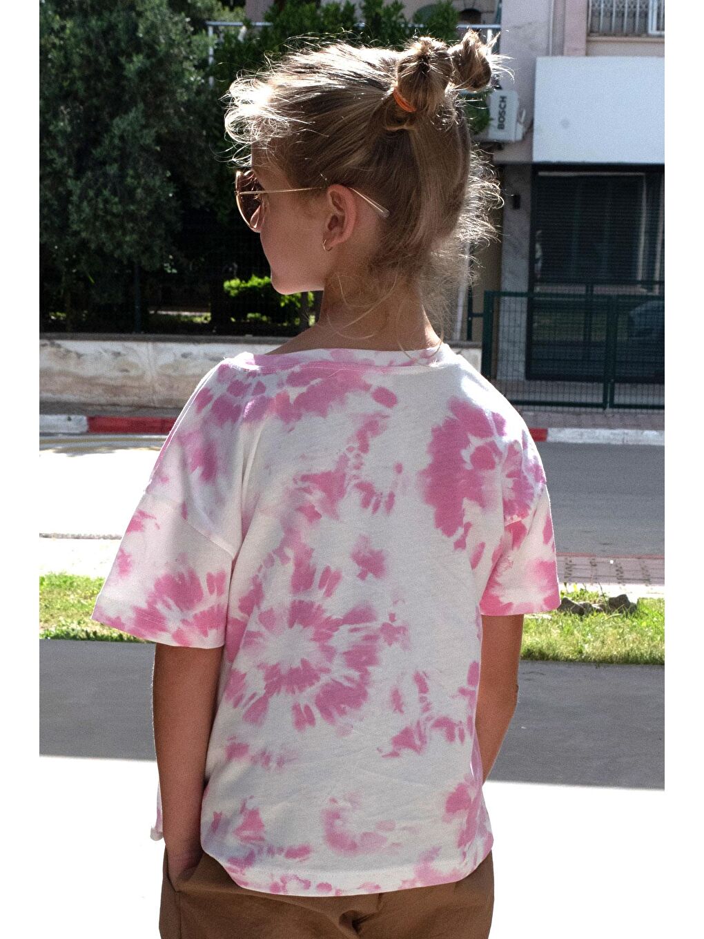 Kız Çocuk Tişört Yazı Baskılı Beyaz (8-14 Yaş)-3