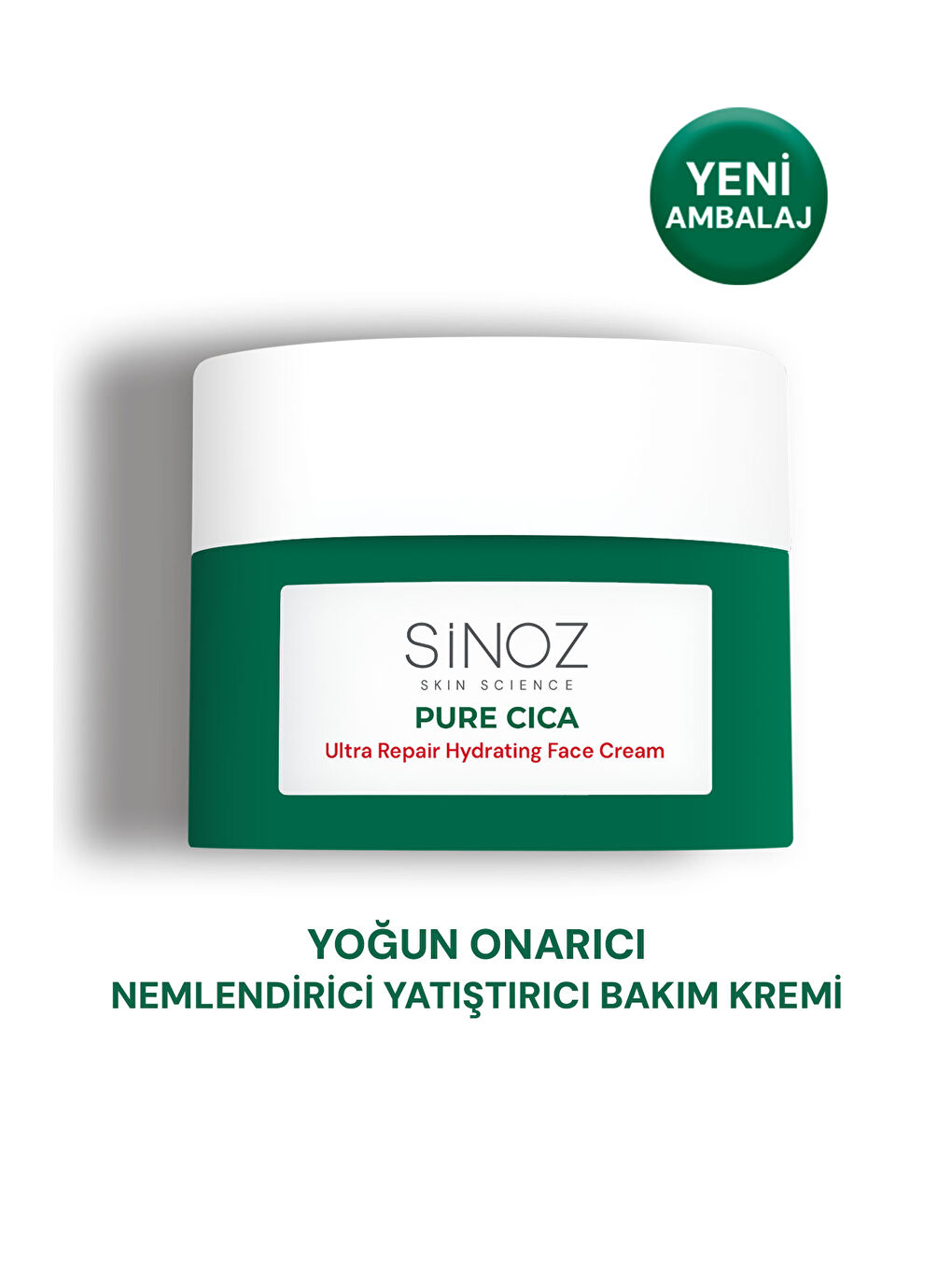 Pure Cica Yoğun Onarıcı Nemlendirici Bakım Kremi 50 ML Tahriş Olmuş Hasarlı Ciltler için