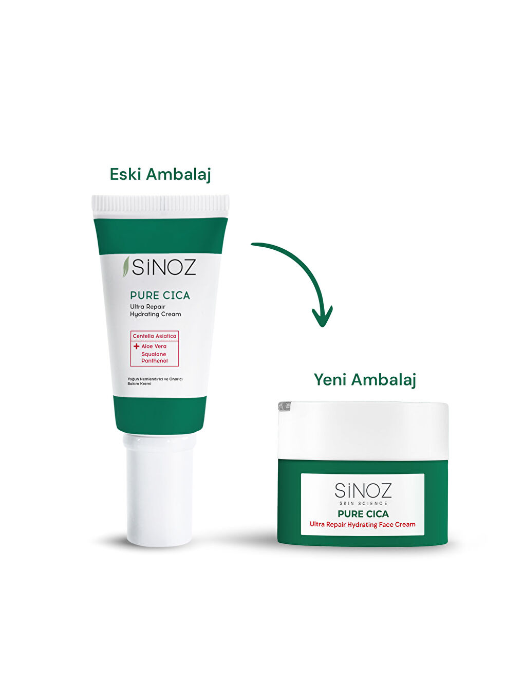 Pure Cica Yoğun Onarıcı Nemlendirici Bakım Kremi 50 ML Tahriş Olmuş Hasarlı Ciltler için-5