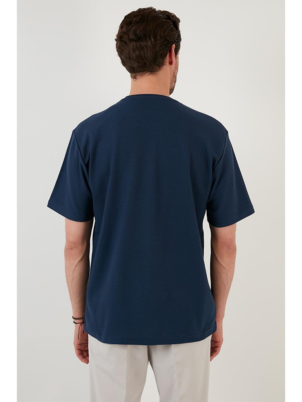 İndigo Regular Fit Bisiklet Yaka Pamuklu Tişört 5902363-4