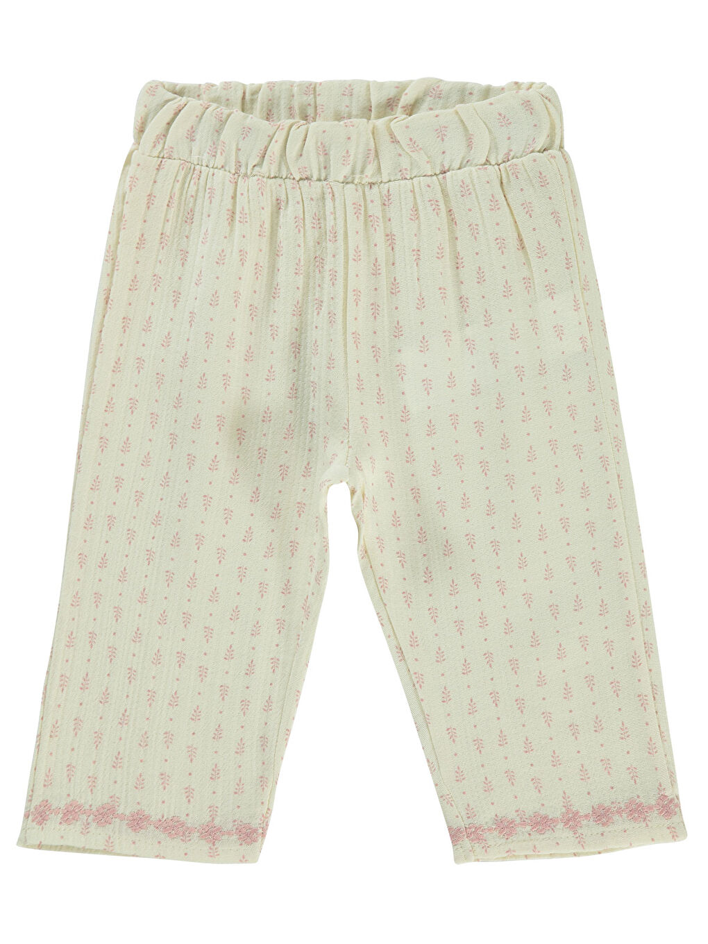 Baby Kız Bebek Pantolon 6-18 Ay Ekru