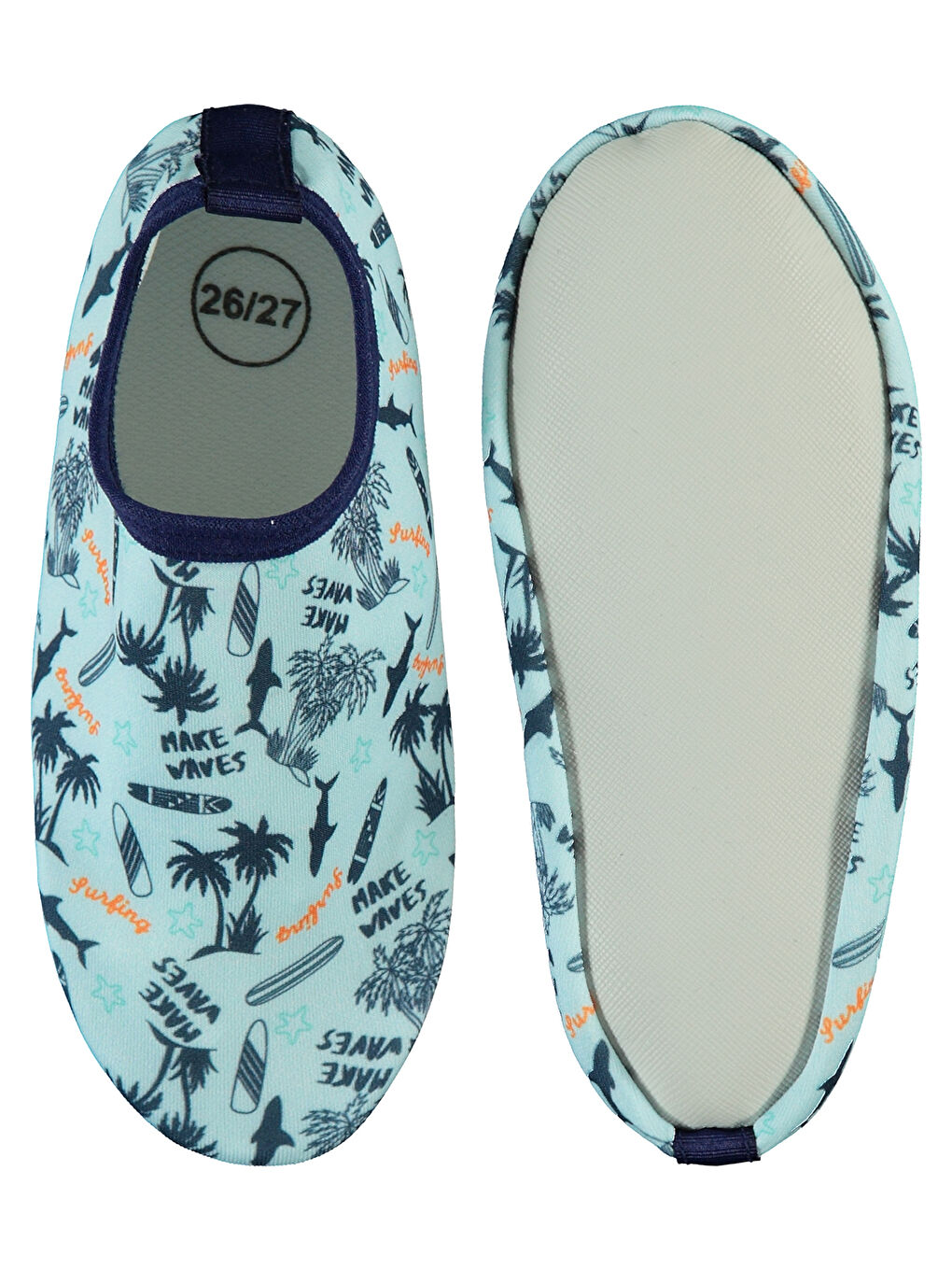 Boys Erkek Çocuk Deniz Ayakkabısı 26-30 Numara Açık Mavi-1