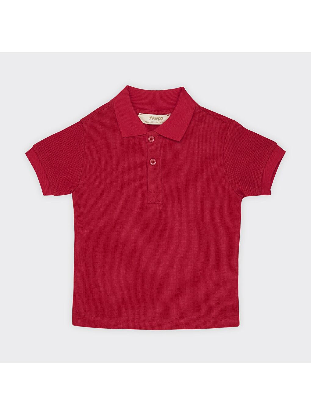 Panço Kırmızı Erkek Çocuk  Basic Pike T-Shirt