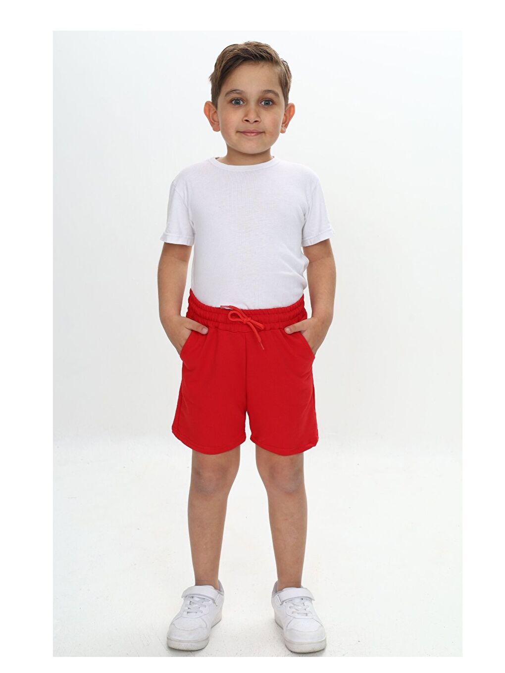 Kırmızı Cepli Regular Şort & Bermuda-1