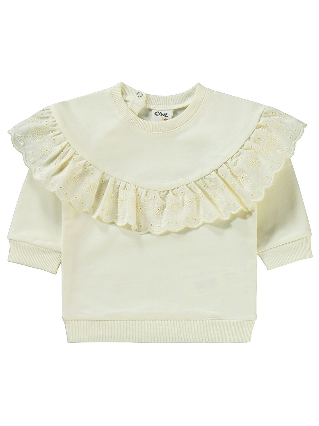 Baby Kız Bebek Takım 6-18 Ay Ekru-1