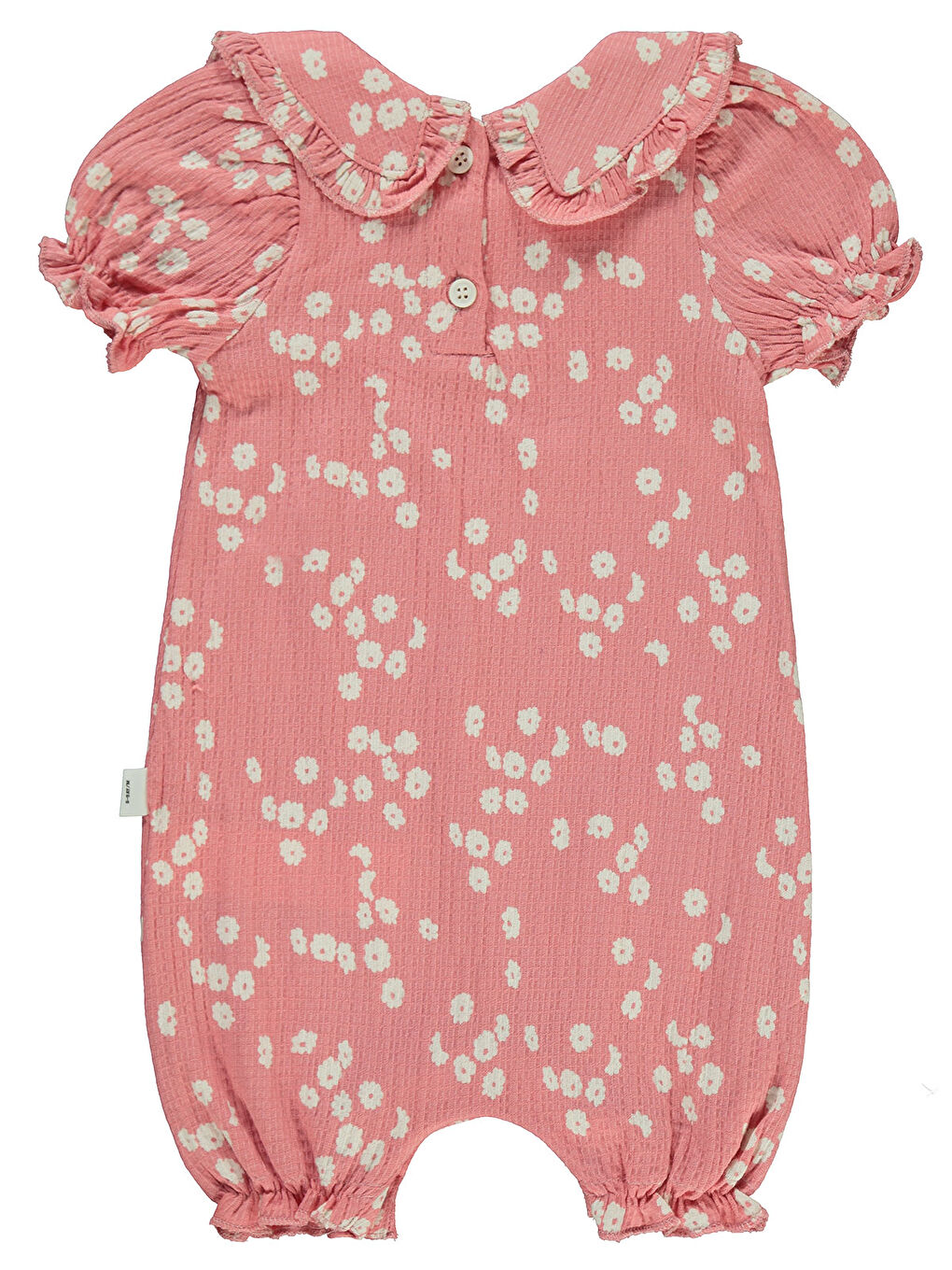 Pembe Baby Kız Bebek Patiksiz Tulum 6-18 Ay Gül Kurusu-1