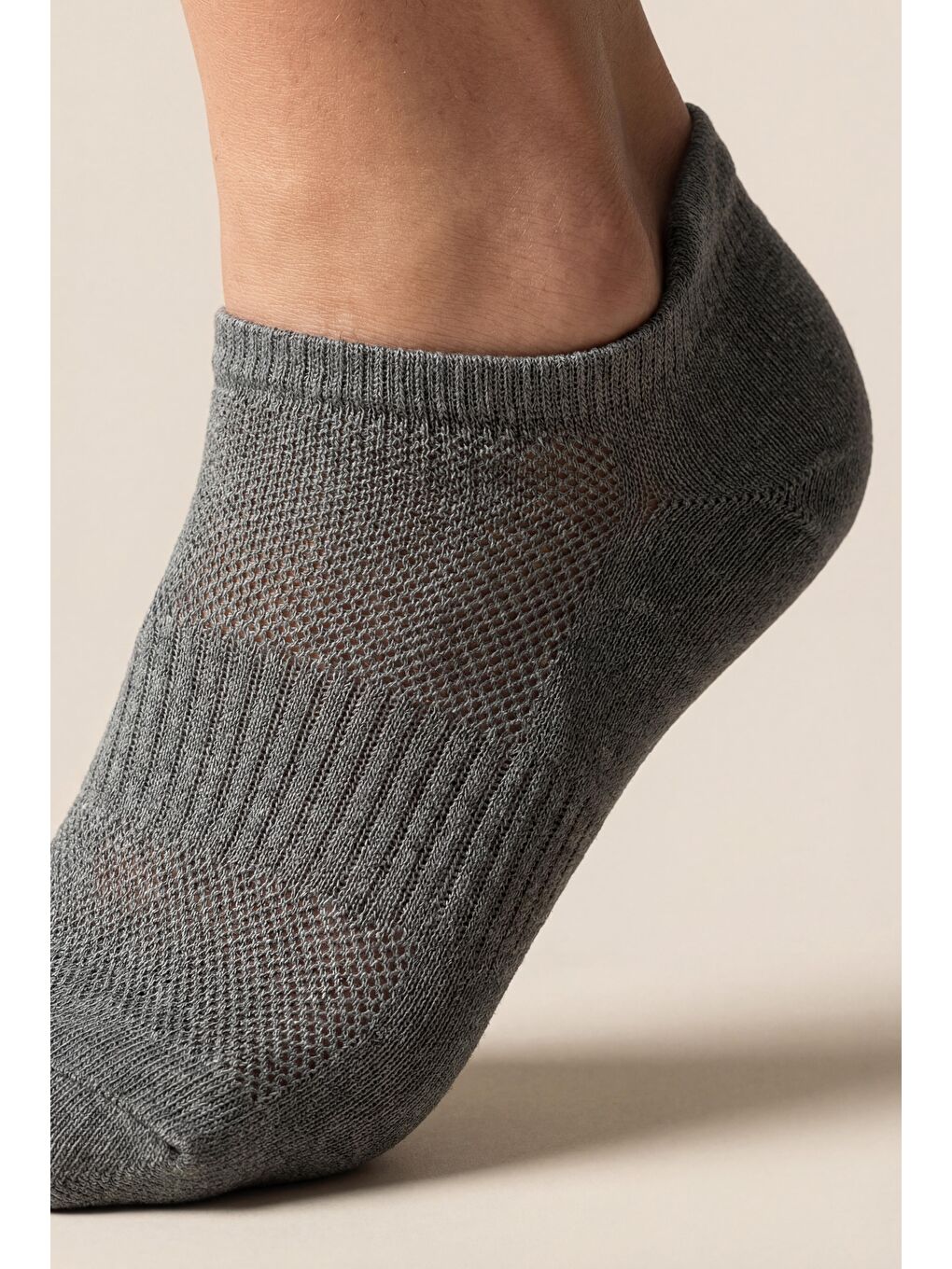 Unisex 5'Li Basic Step Çorap Siyah Mix-4