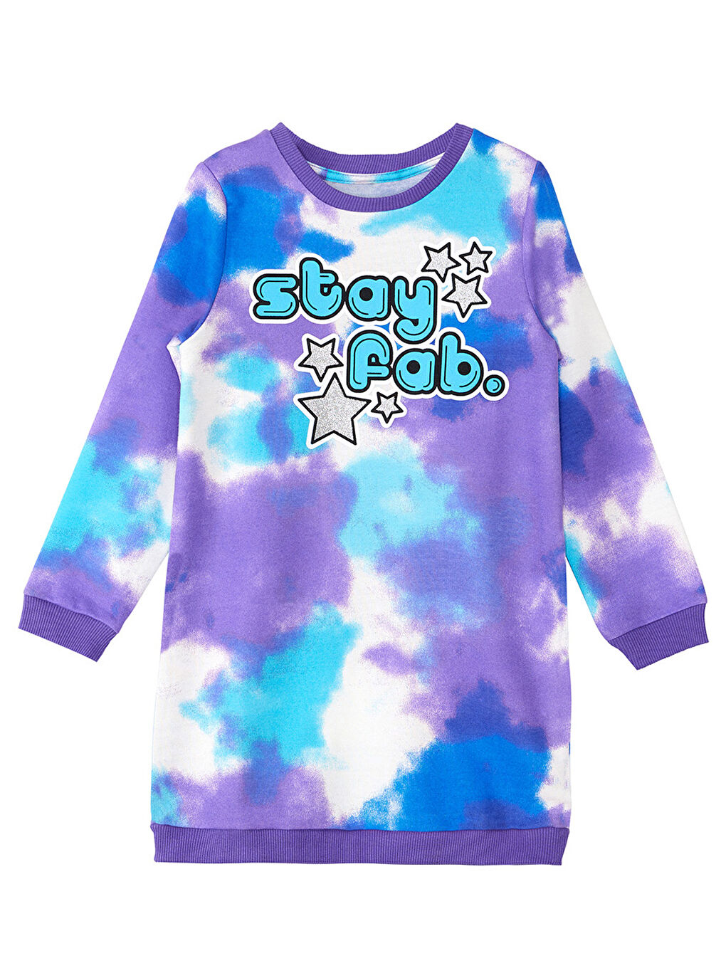 Karışık Fab.Batik Kız Çocuk Elbise-2