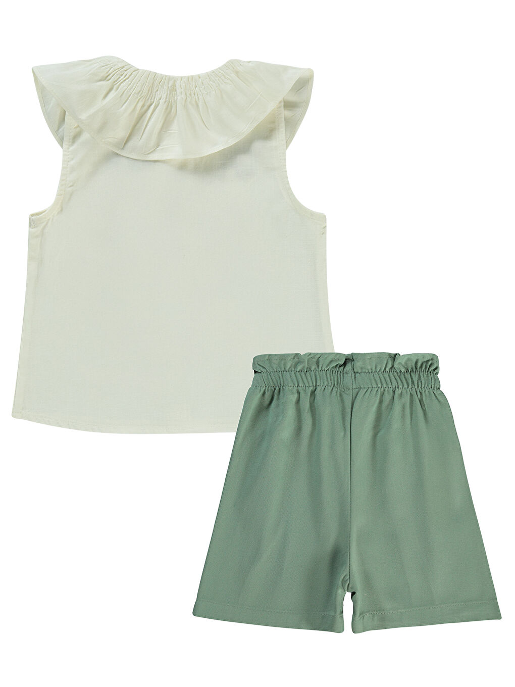 Girls Kız Çocuk Takım 2-5 Yaş Ekru-1