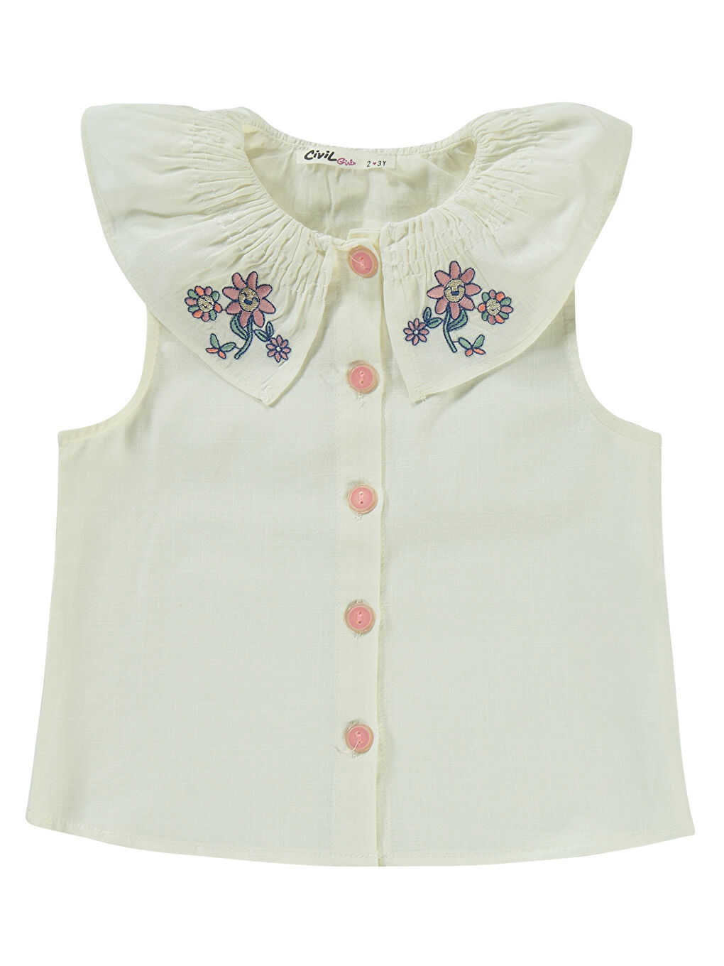 Girls Kız Çocuk Takım 2-5 Yaş Ekru-2