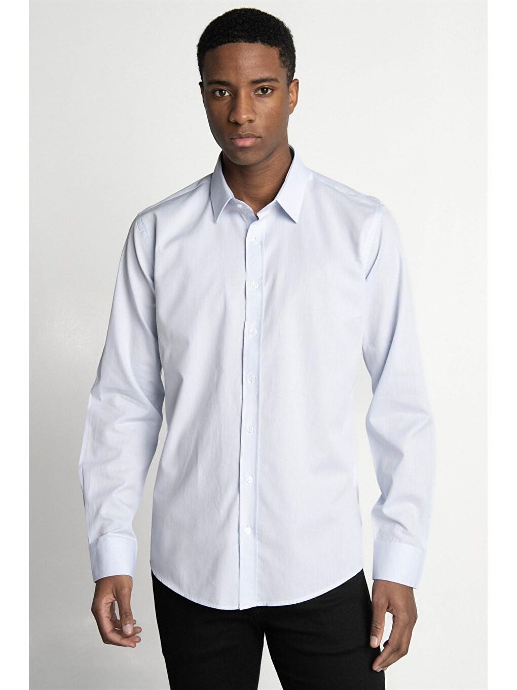 Mavi Tudors Modern Fit %100 Pamuk Armürlü Premium Erkek Beyaz Gömlek
