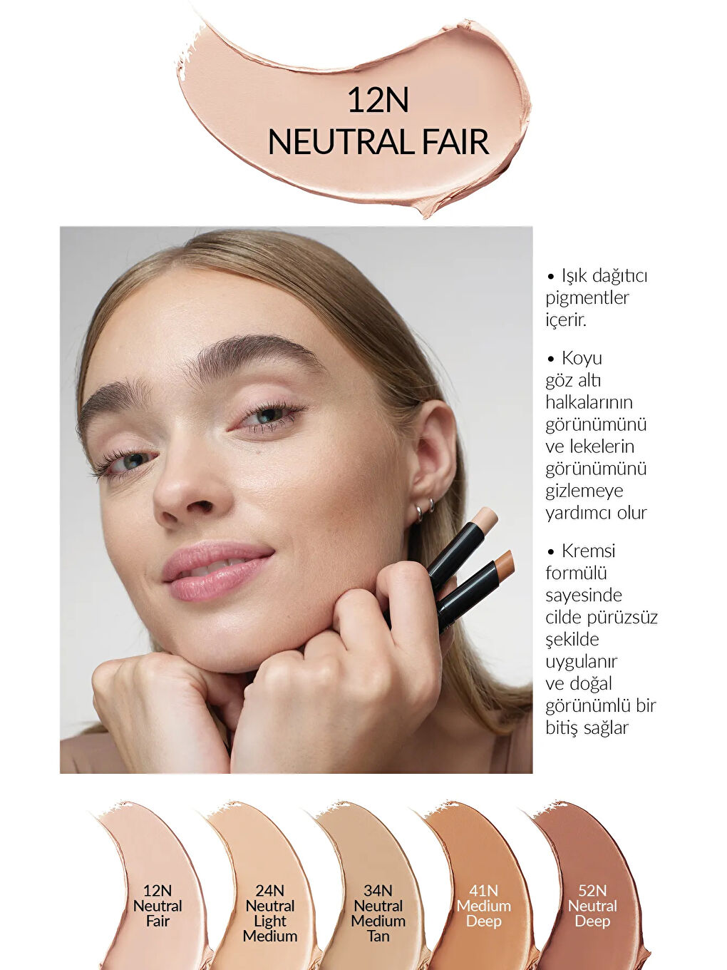 Concealer Stick Kapatıcı Fair - 12N-2