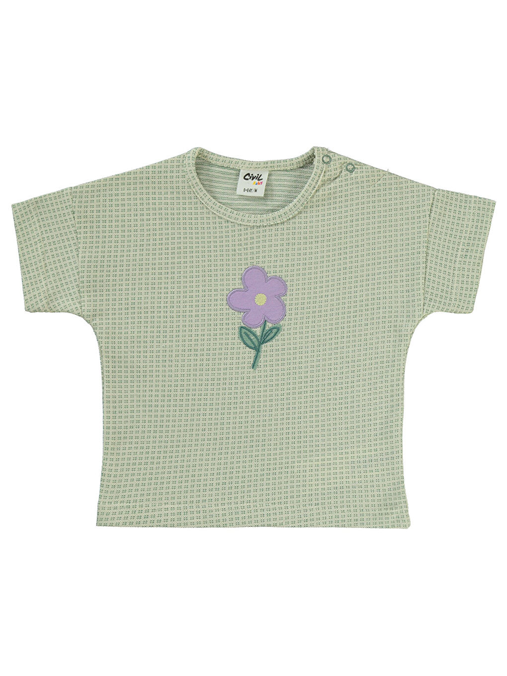 Baby Kız Bebek Şortlu Takım 6-18 Ay Çağla Yeşili-2