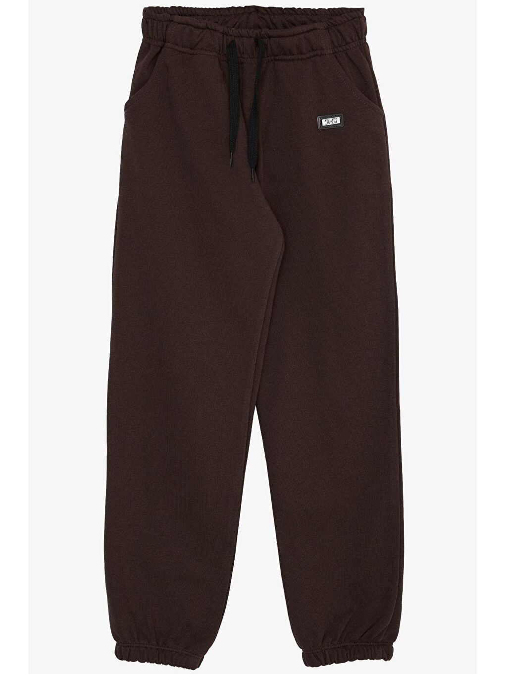 Kahverengi Erkek Çocuk Alt Armalı Bağcık Aksesuarlı Paçası Lastikli Koyu Kahve (4 Yaş)