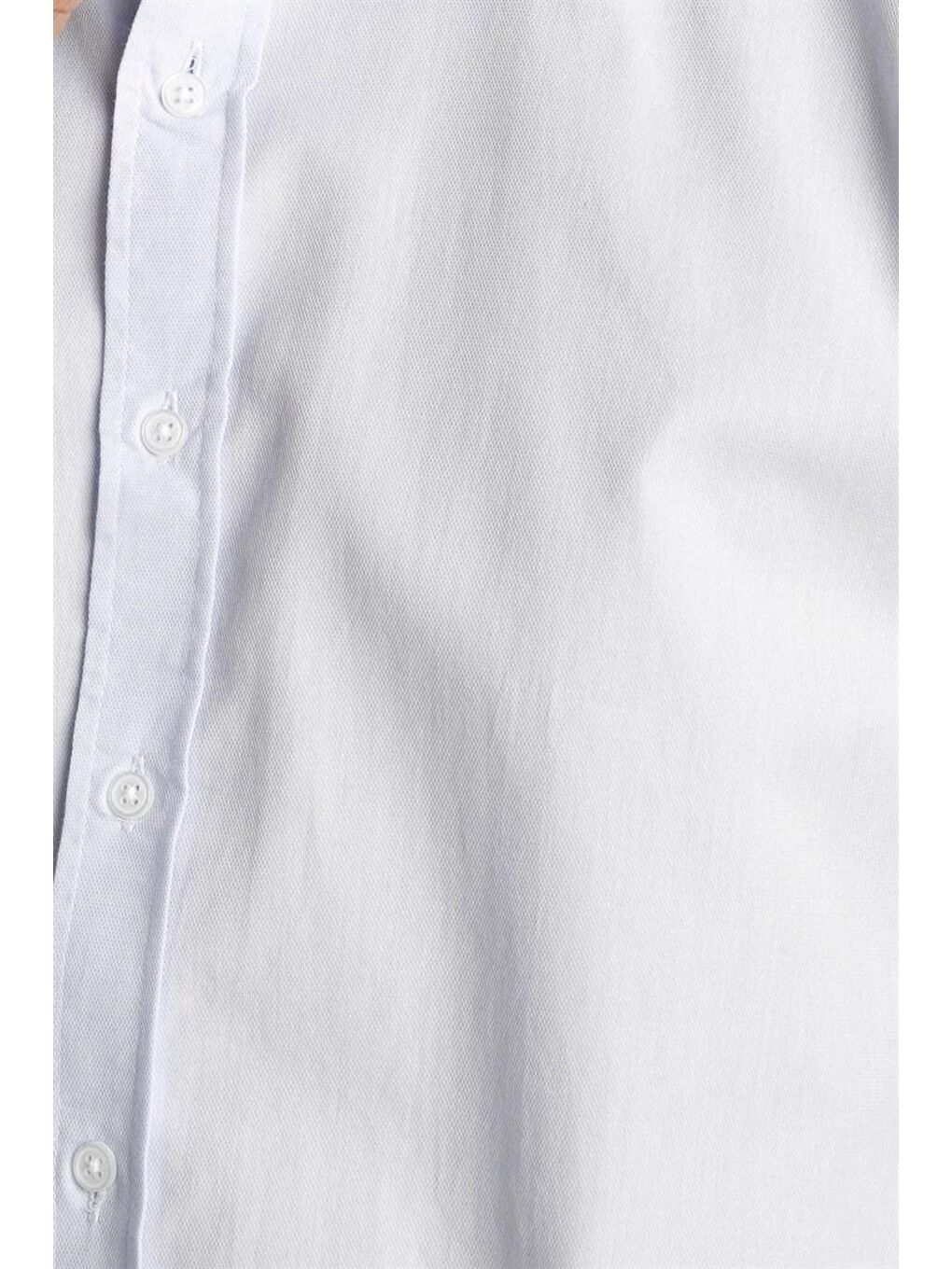 Mavi Tudors Modern Fit %100 Pamuk Armürlü Premium Erkek Beyaz Gömlek-4